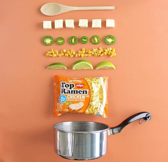 Miniatura 6 de Nissin Top Ramen The Original Chicken Flavor Ramen - Sopa de fideos ramen, 3 onzas (paquete de 48) sin MSG añadido