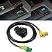 ImBros USB Port Car Switch Socket with Cable Accessories for RCD510 RCD310 USB Switch Cable