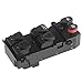 Interrupteur principal de lève-vitre de rechange pour Honda Civic 1.3 1.8 2.0 2006-2011 35750-SNA-A13 35750-SNV-H51 35750-SNV-H52 avant gauche intérieur (Noir)
