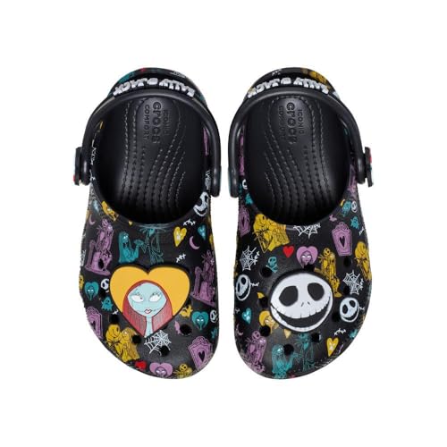 Crocs Toddlers Disney Tim Burtons The Nightmare Before Christmas Jack and Sally Classic Sabots Enfants - vue 6
