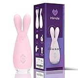 G.I Intimate iBunny Mini Massager & Rabbit Vibrator for Women | Portable & Cordless Women's Wand | Soft & Adjustable Ears with 2 Motors for Extra Stimulation | LED Lights & 9 Powerful Vibration Modes
