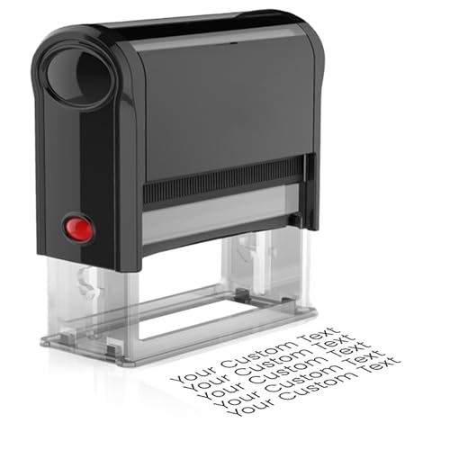 Sellos Personalizados,Sello Personalizado,CuñO Personalizado,Sello Personalizado Logo,Sellos Caucho Personalizados -Rectangular,5 TamañOs, 9 Colores De Tinta Y 8 Fuentes, MáXimo 5 LíNeas