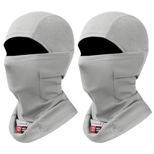 Image of Fullsheild FR Face Mask Summer Mesh Welding Balaclava Lightweight FR Mask | FR Face Mask for Men Mesh FR Balaclava Arc Rated NFPA2112 CAT2 Helmet Liner Face Cove Flame Resistant Welding Hood One Size
