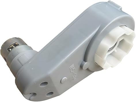 24V RS775 High-Speed Motor Gearbox for Motor Upgrade,High Torque 24 Volt Motor with GearBox, light grey