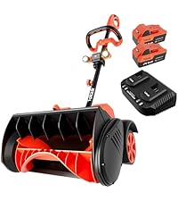 Amazon.com : VOLTASK 48V Cordless Snow Shovel with Wheels, 15.7