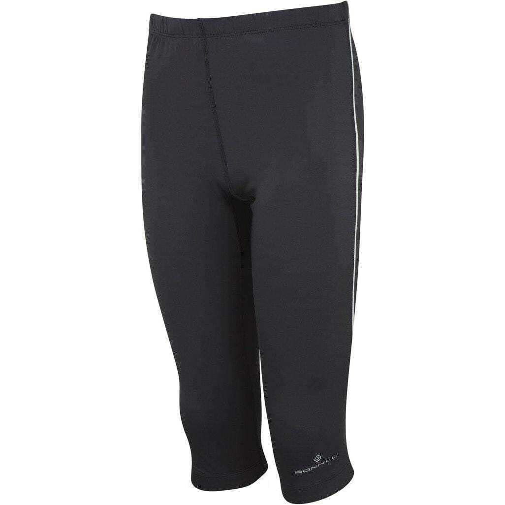 Ronhill Junior Pursuit Capri - Black / Reflective, 9 - 10 Years