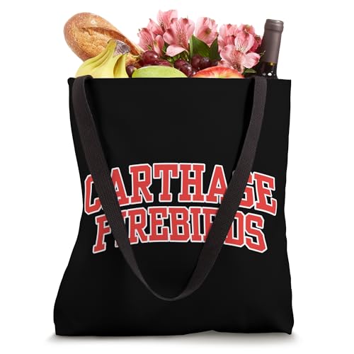 Bolso tote para fans de Carthage College Firebirds miniatura 4