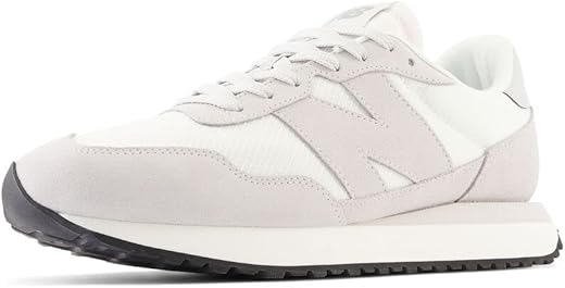 New Balance Men's 237 V1 Sneaker, White/Grey Matter, 10.5
