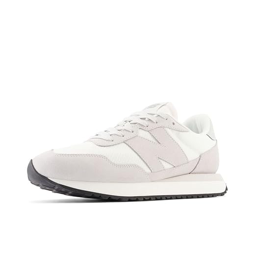 New Balance Men's 237 V1 Sneaker, White/Grey Matter, 10.5