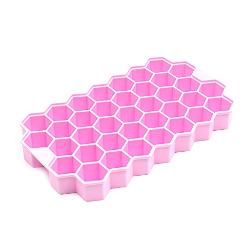 Alnicov 2 pack moldes para cubos de hielo hexagonales miniatura 5