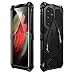 Produktbild AFENGBOX Hülle für Samsung Galaxy S23 Ultra Hülle,Militär Stoßfest 360 Grad Ganzkörper Panzerhülle Robust Heavy Duty Outdoor Case Metall Handyhülle für Samsung S23 Ultra mit Kameraschutz,Schwarz