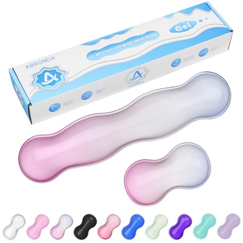 ABRONDA Gel Wrist Rest for Keyboard and Mouse, Wrist Rest