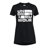 Girls Tech Block Logo Short Sleeve T Shirt