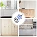 36Pcs Magnetic Cabinet Latch Catch Closures, Cabinet Hardware Fittings Magnetic Door Catch for Kitchen Cupboard Closet Door Drawer Furniture