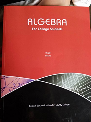 Algebra For College Students 1323404244 Book Cover