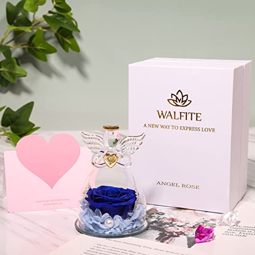 Walfite Preserved Flowers Gift,Gifts For Women,Mothers Day Angel Flowers Gifts For Mom,Gifts For Women,Gifts For Her,Angel Rose Gifts,Mothers Day Rose Gifts From Daughter,Mothers Day Angel Gifts #TOP1