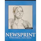 Jack Richeson 100210 Rough Newsprint 100 Sheet, 9' x 12'