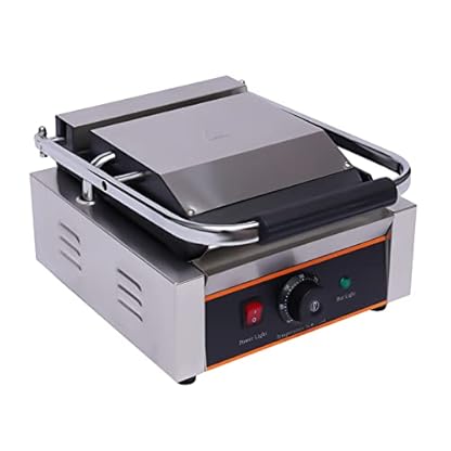 Kontaktgrill Elektrogrill Sandwich-Pressegrill Tischgrill 0-300℃ Multi Grill Für Sandwiches, Panini, Hamburgern, Hühnern, Rindfleisch, Gemüse – Bild 4