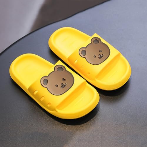 Cloud Slides for Kids Toddler Boys Girls Cute Bear Slip On Slide Sandals Comfort Non-Slip Soft Sole Bathroom Slippers3