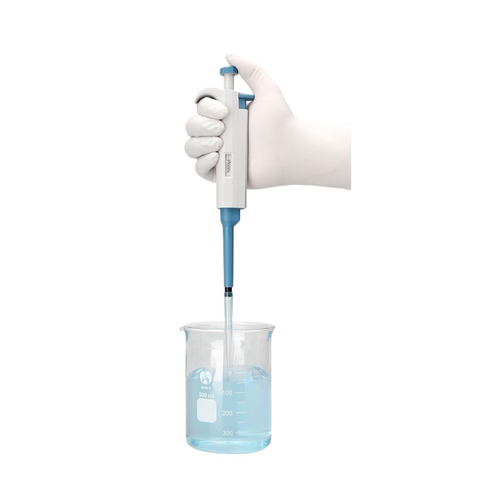 Pipeta de laboratorio Micropipeta económica Pipeta mecánica de un solo canal de volumen ajustable Pipeta de 0,1 a 10000 ul(1000-5000 ul)