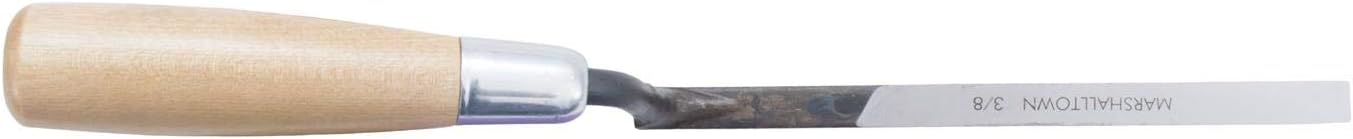 MARSHALLTOWN Tuck Pointer, Masonry, 6 1/2 x 1/4 Inch, Wood Handle, Made in the USA, 503