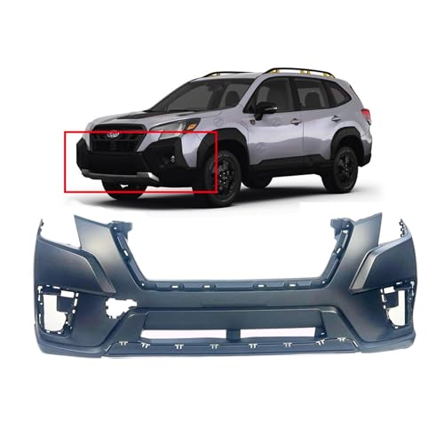 Image of FitParts Compatible with Subaru Forester 2022-2023 Front Bumper Cover | Primed, Ready to Paint, OEM 57704SJ021, SU1000198