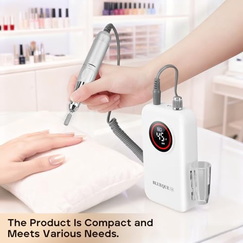 Torno para uñas profesional sin cables para evitar vibraciones 8