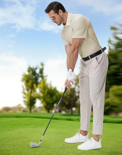 Mens Golf Shirt Short Sleeve Dry Fit Athletic Casual Performance Mens Polo Shirts Moisture Wicking Golf Polos for Men2