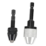 FOYTOKI 2Stücke Konvertierung Chuck Adapter für Bohrer und Langlebig Installieren für Elektrowerkzeuge und Bohrmaschinen
