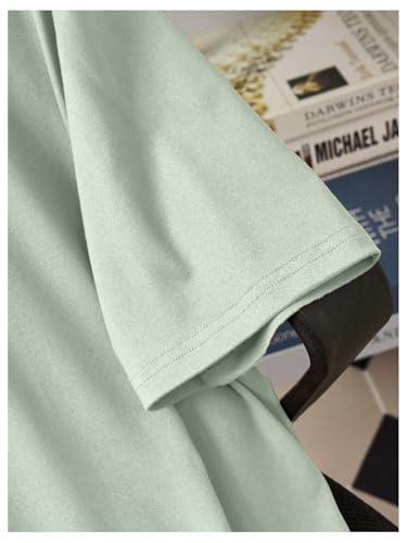 Image of RoseSeek Men's Color Block Short Sleeve Tee Shirts Casual Crewneck T Shirt Trendy Summer Tops