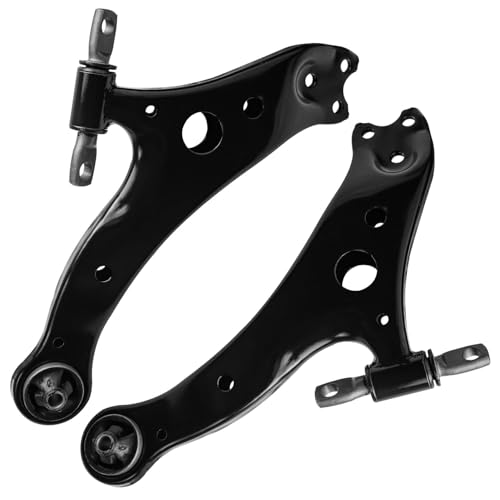 Image of Detroit Axle - Front End 8pc Control Arms Kit for 2004-2006 Toyota Camry Lexus ES330, 2004-2008 Solara, 2 Lower Control Arms 2 Lower Ball Joints 4 Tie Rods Suspension Kit Replacement