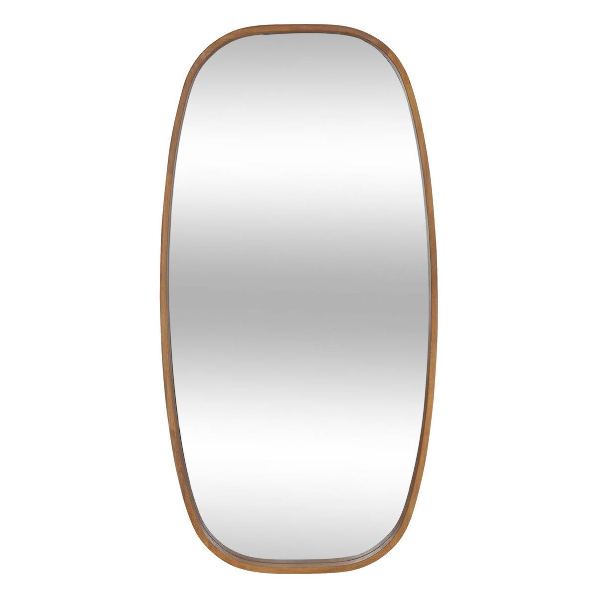 Atmosphera - Espejo de Pared Ovalado de Madera Jasna, 113 x 57 cm - para Pasillo, Dormitorio, baño
