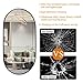 Protylctaster Oval Mirrors,Oval Bathroom Mirrors,20x28 Black Mirror,espejos decorativos de pared,Bathroom Mirrors for Over Sink(Black)
