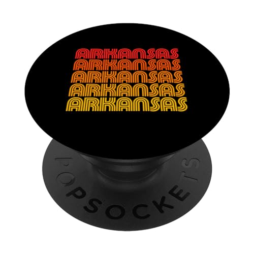 Arkansas divertente retrò vintage anni '70 State Disco Style Fan Love PopSockets PopGrip Intercambiabile