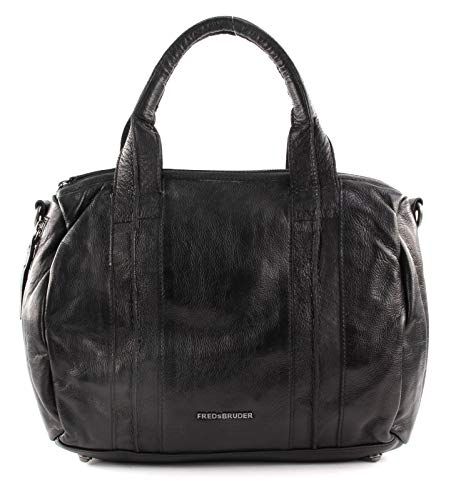 Sac à main noir FREDsBRUDER New Caennchen en cuir de qualité supérieure