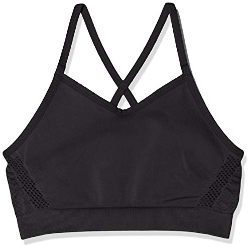 Nike G Seamless Dry, Reggiseno Sportivo Bambina, Black/(White), M