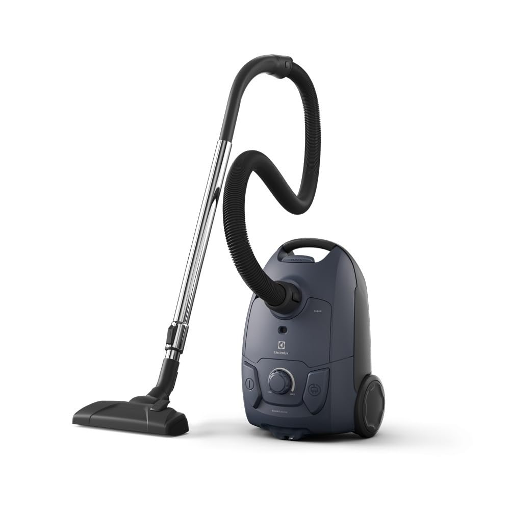 Electrolux Aspirador de pó com saco descartável filtro HEPA 1800W suporte acessorios interno controle de sucção ajuste de potência silencioso EQP40 127V