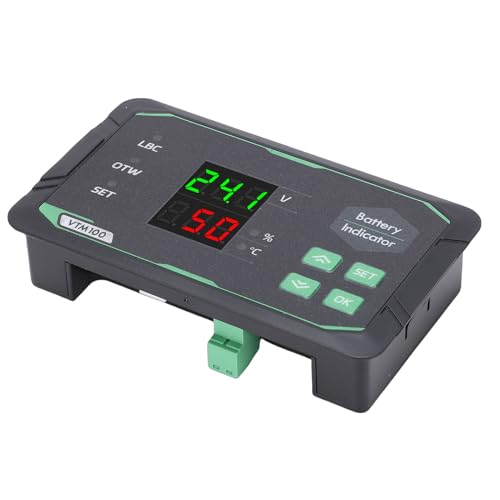 Voltímetro digital LED SEAFRONT 7-100V medidor de batería litio y VRLA 2
