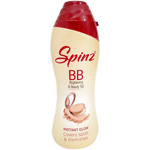 Spinz BB Talcum Powder - Instant Glow, 100g Bottle