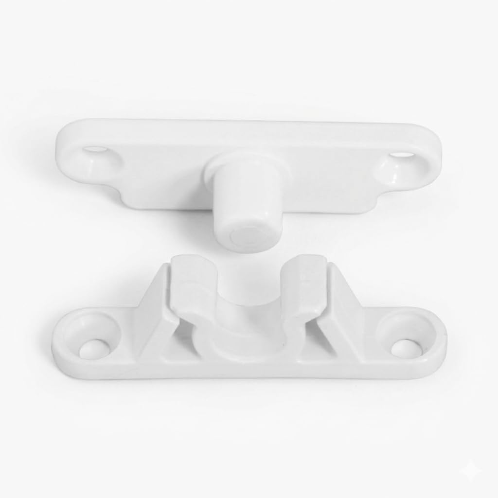 17x25 mm Plastik Sineklik ÇıtÇıt 5 Adet - Beyaz Renk Pencere ve Kapı Sinekliği Yedek Parçası - Dayanıklı Plastik Sineklik Tamir Takımı Aksesuarları - Kolay Montaj Sineklik ÇıtÇıt