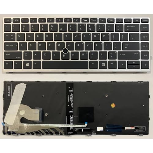 Clavier HP Zbook 14U G5 rétroéclairé US pour EliteBook 745 840 G5 G6
