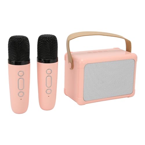Conjunto de Microfone de Alto-falante, Suporte aux Luz Dinâmica Alta Fidelidade Mini Máquina de kara
