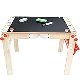 □ Le type de table et le type vertical peuvent être facilement intervertis et les deux modes peuvent être facilement commutées de telle sorte que le bébé peut peindre en position assise ou debout.