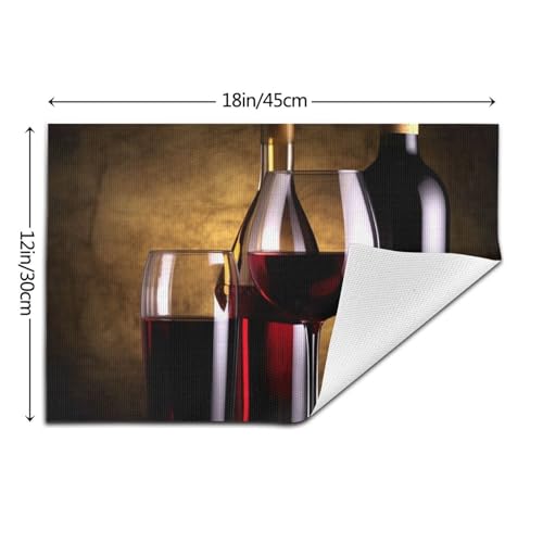 Set de table impression sur verre en PVC de qualité lot de 6 tapis de table