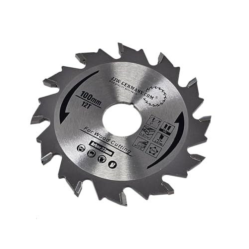 jjw-germany HM Nutfräser 100 x 3,97 x 22 Z= 12 WZ passend für Einhell Flachdübelfräse