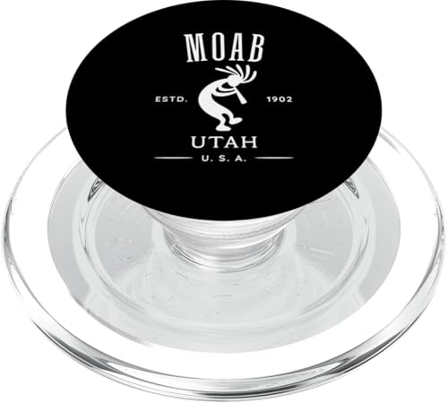 Disegno ricordo di Moab Utah Kokopelli PopSockets PopGrip per MagSafe