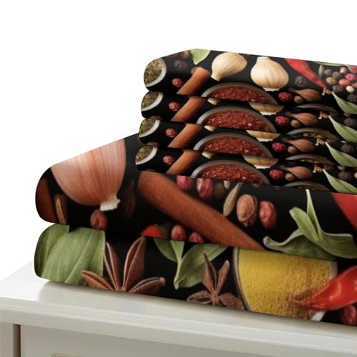 Housse de couette poivre 3D zippée en microfibre pour un lit simple confortable et facile à border - 7