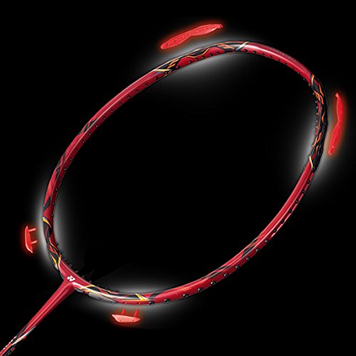 Yonex Voltric 80 E-tune Graphite Badminton Racquet Deep, Red