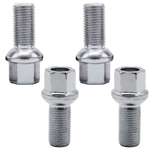Pernos de rueda esféricos VW Arteon y Bora kit de 4 tornillos OEM WHT002437 para llantas coche