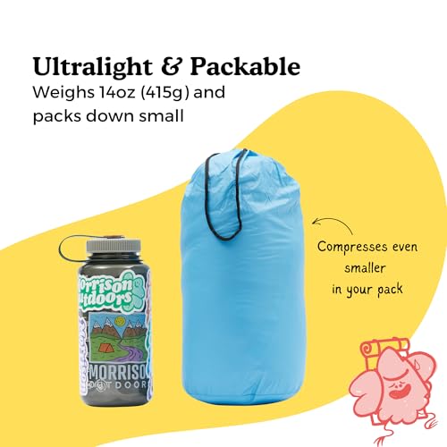 Bolsa de Dormir Mighty Mo 20° para Niños (3-5 años) - La bolsa de dormir más cálida y ligera para camping infantil miniatura 4